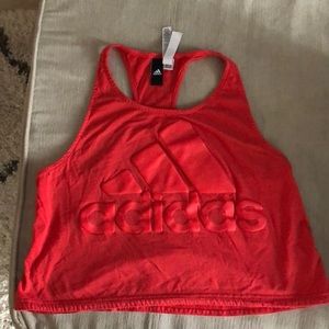 Adidas Crop Red tank top